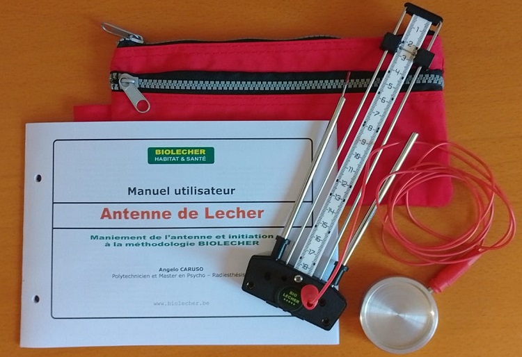 antenne de Lecher avec manuel utilisateur et pochette de rangement